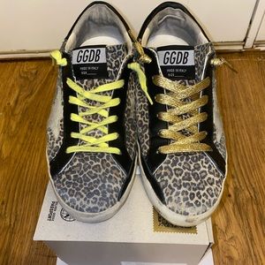 Golden Goose - leopard 🐆 suede Superstars 🌟 - Size 38 - Excellent Condition!